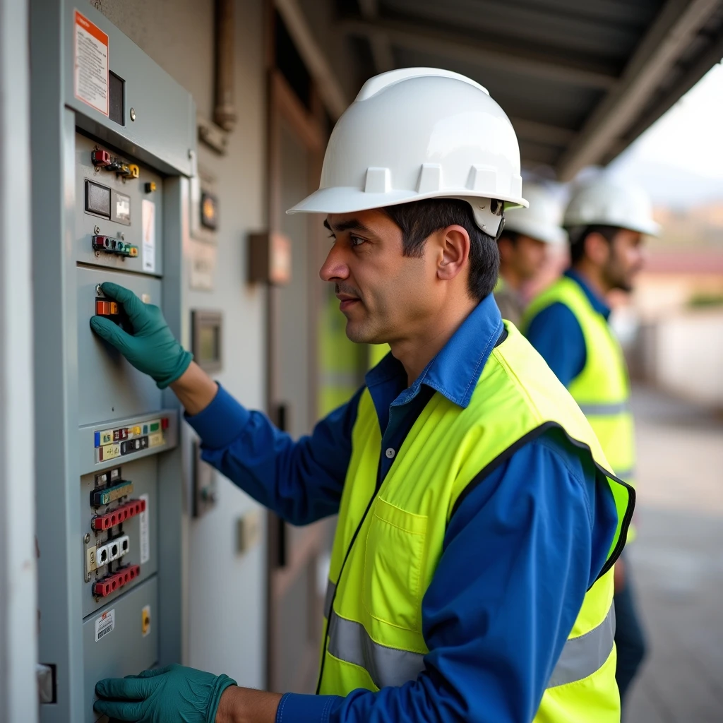Inspección de tablero eléctrico en local comercial